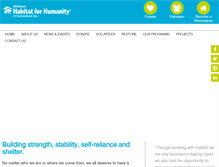 Tablet Screenshot of habitatmiddlesex.org